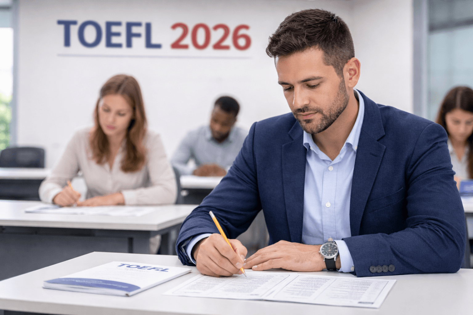 score board 2026 against blue background