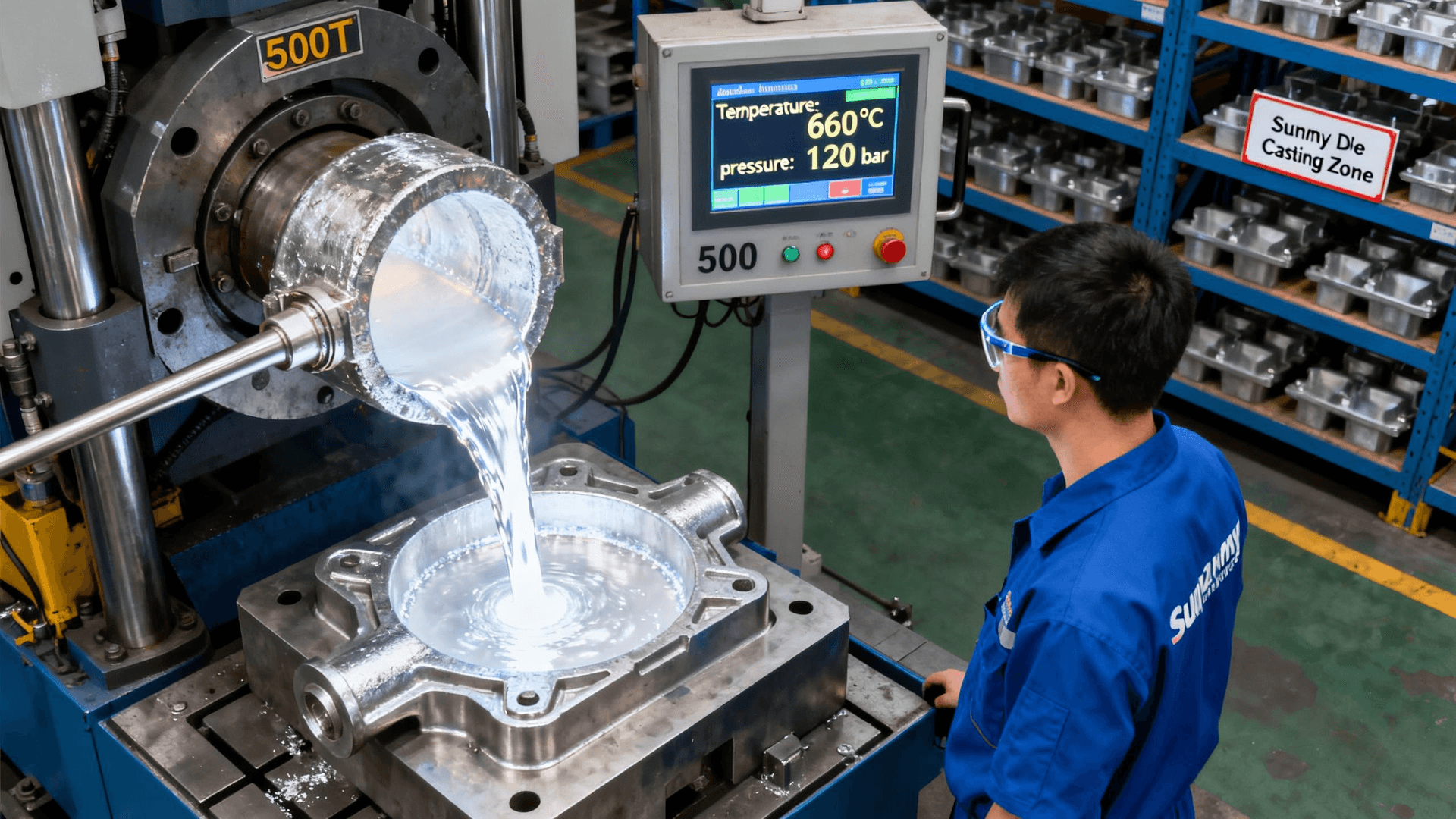  Aluminum die casting production process diagram 