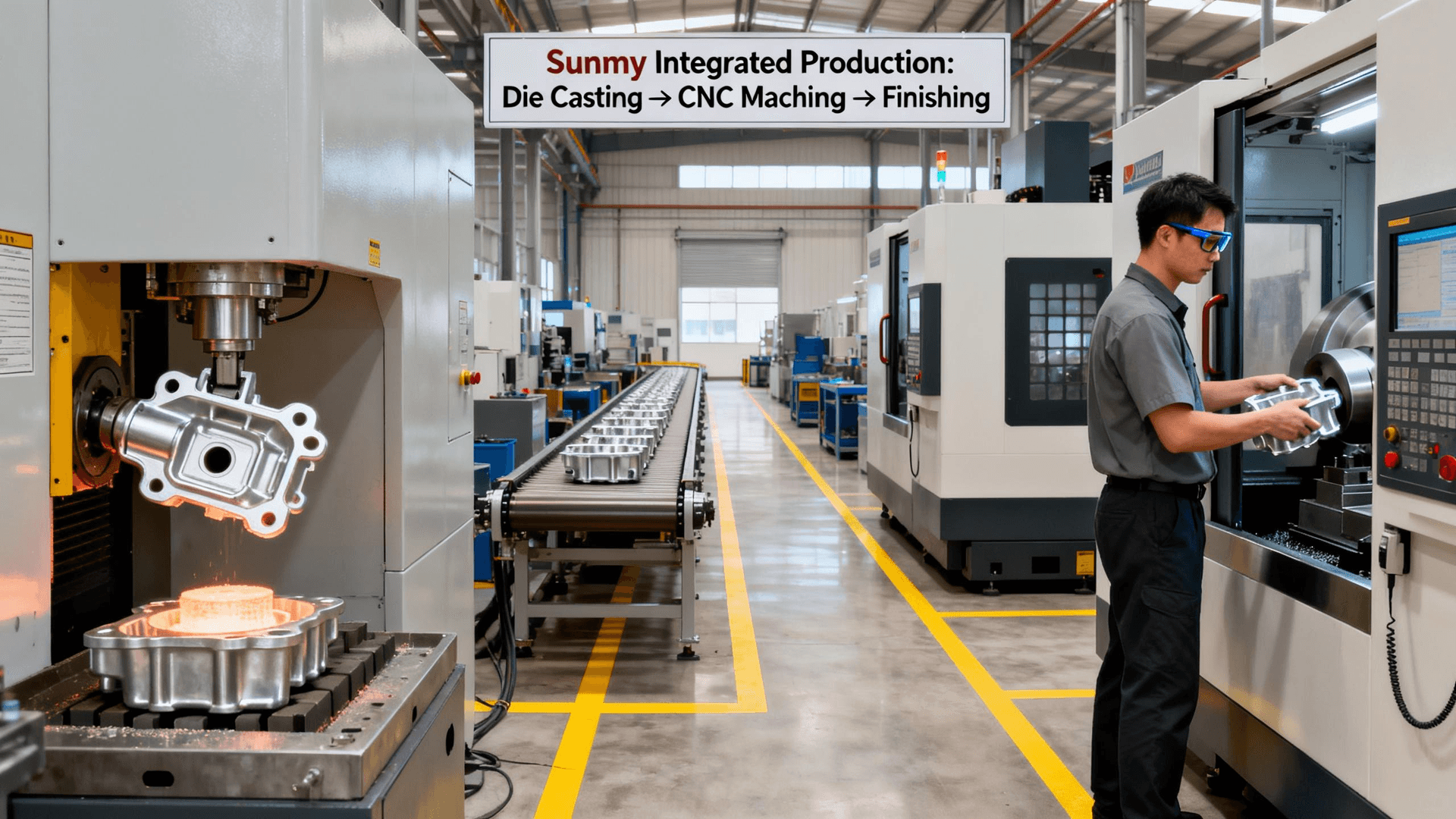 Integrated Production Line（Die Casting + CNC）