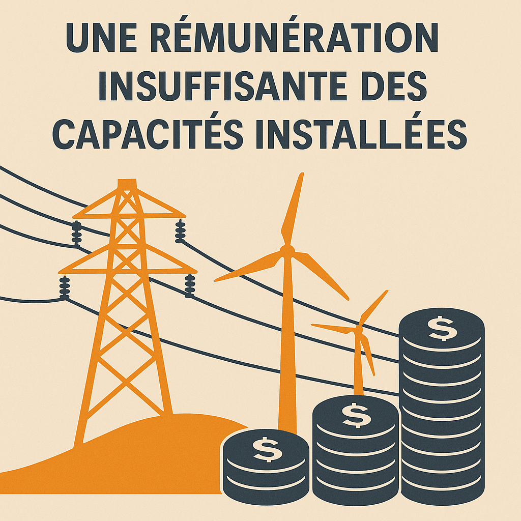 Une rémunération insuffisante des capacités energetiques installées Une rémunération insuffisante des capacités energetiques installées
