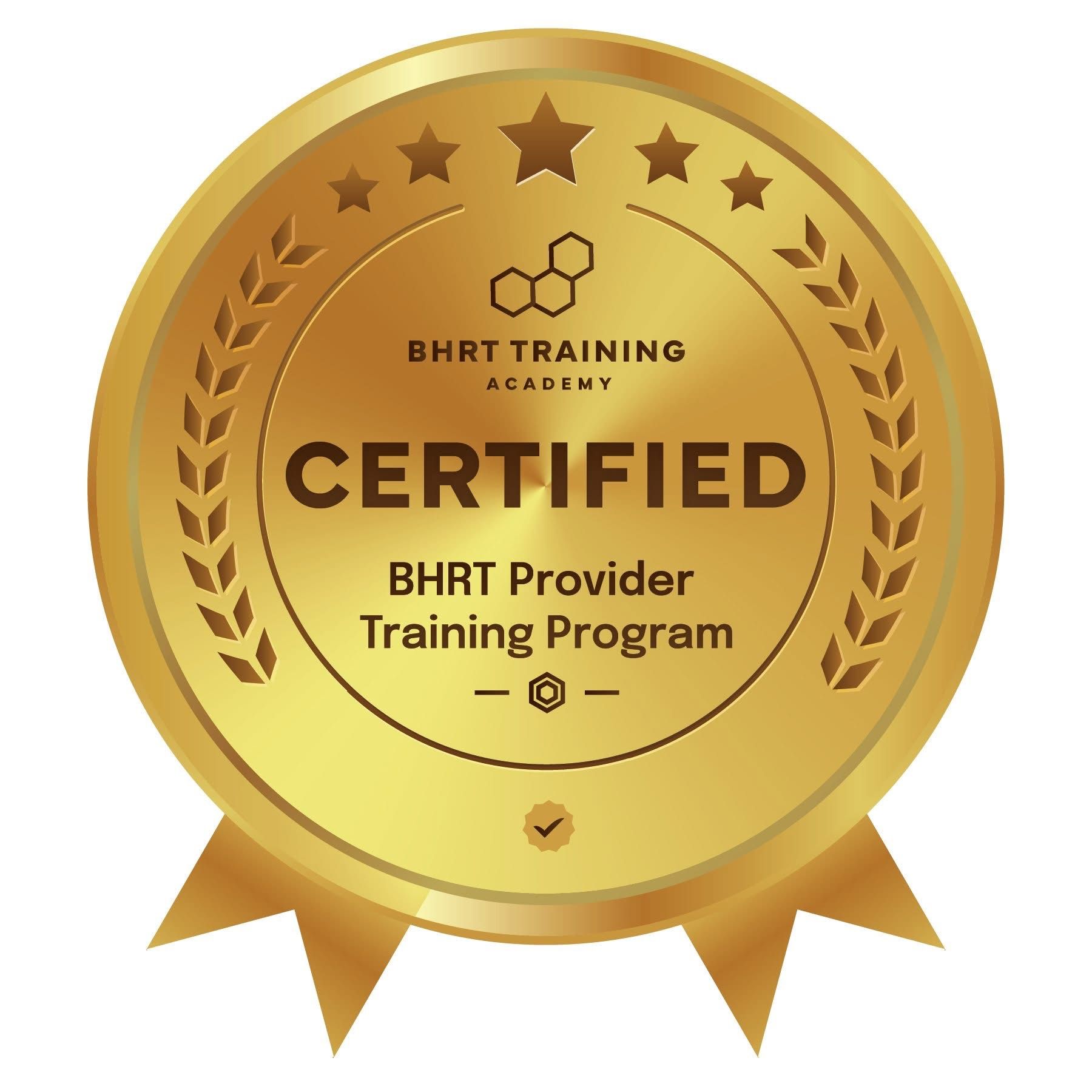 Certified BHRT Academy Provider