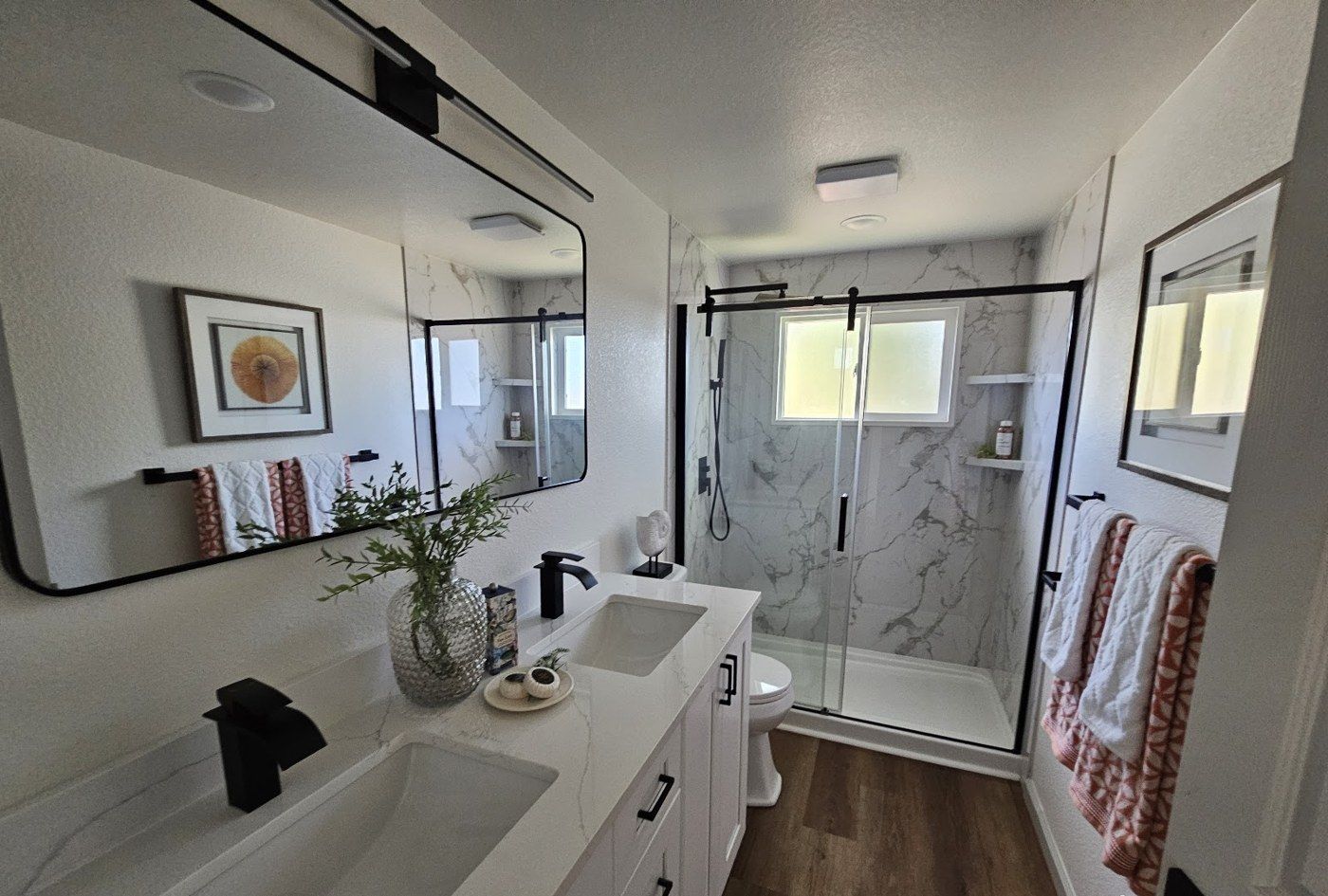 Concord project, photo 21: Completed bathroom