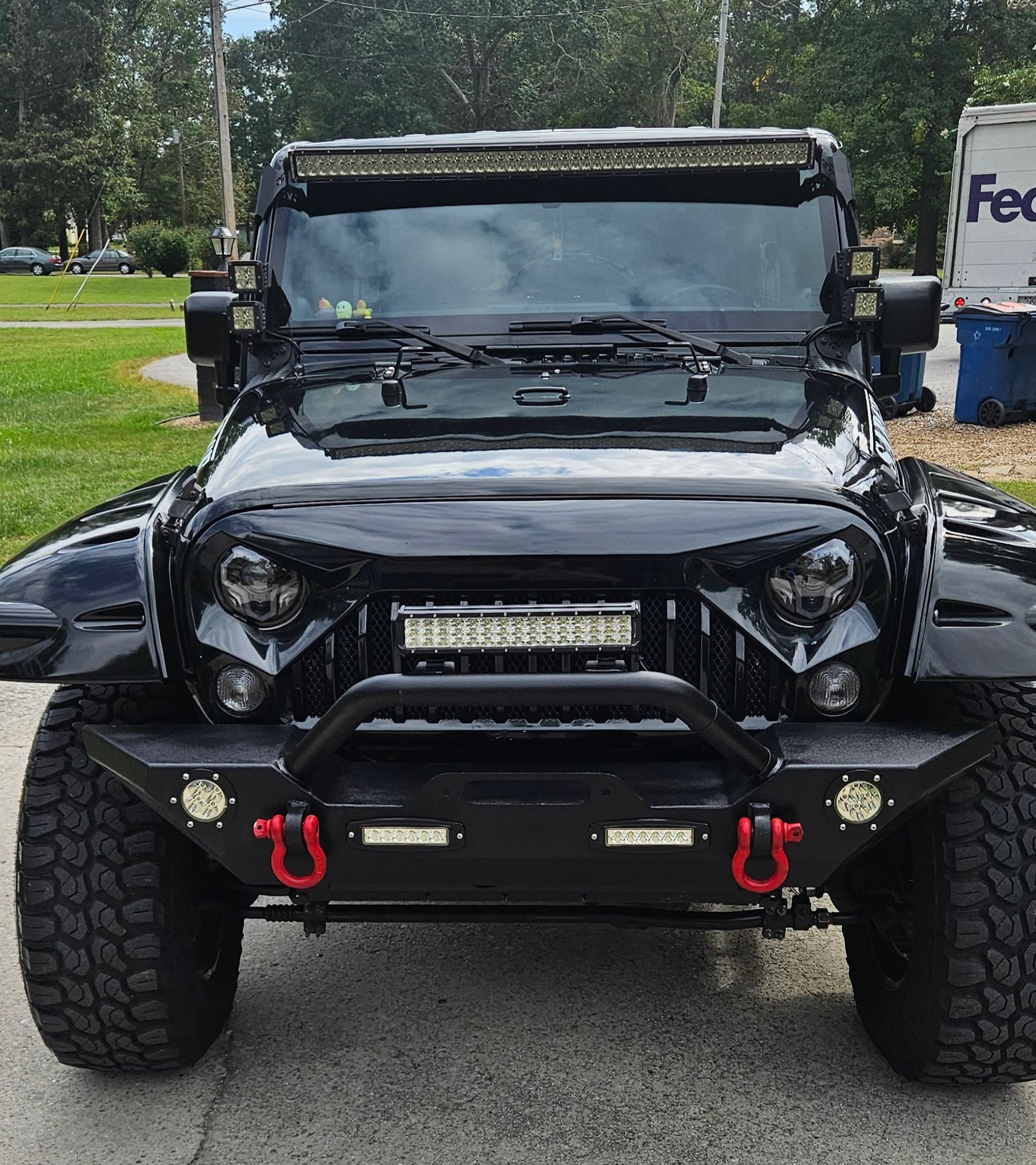 Off-road auxiliary lighting upgrade installed by Red White & Glow