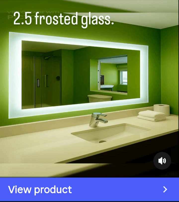 Residential LED Lighted Mirror Upgrade in Miami and Broward County