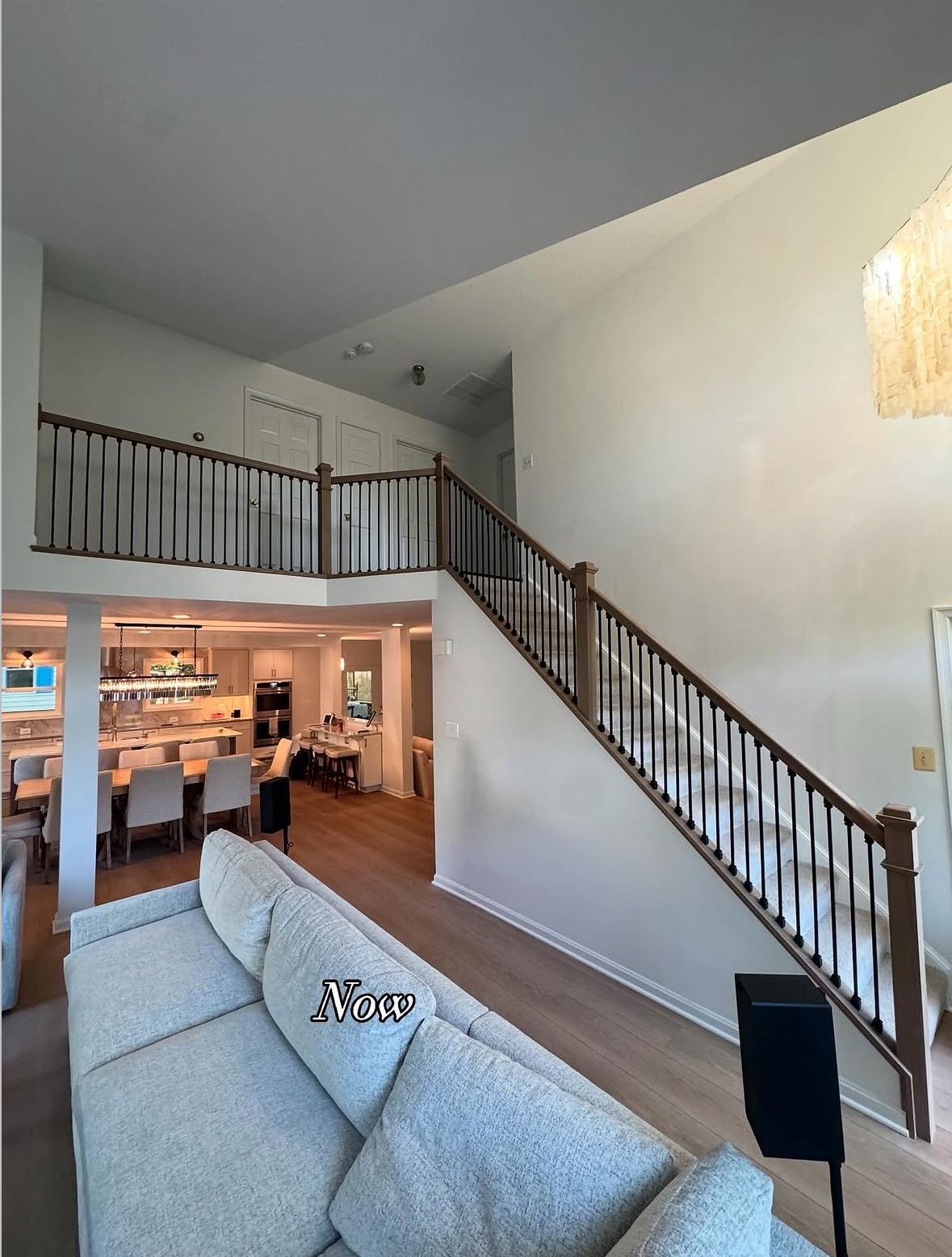 Interior remodeling project after construction