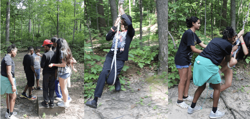 Portrait, smile and volunteer group selfie outdoors for climate change, charity cleaning and recycling. Earth day, community service and happy people laughing and taking photo with peace sign at park Portrait, smile and volunteer group selfie outdoors for climate change, charity cleaning and recycling. Earth day, community service and happy people laughing and taking photo with peace sign at park