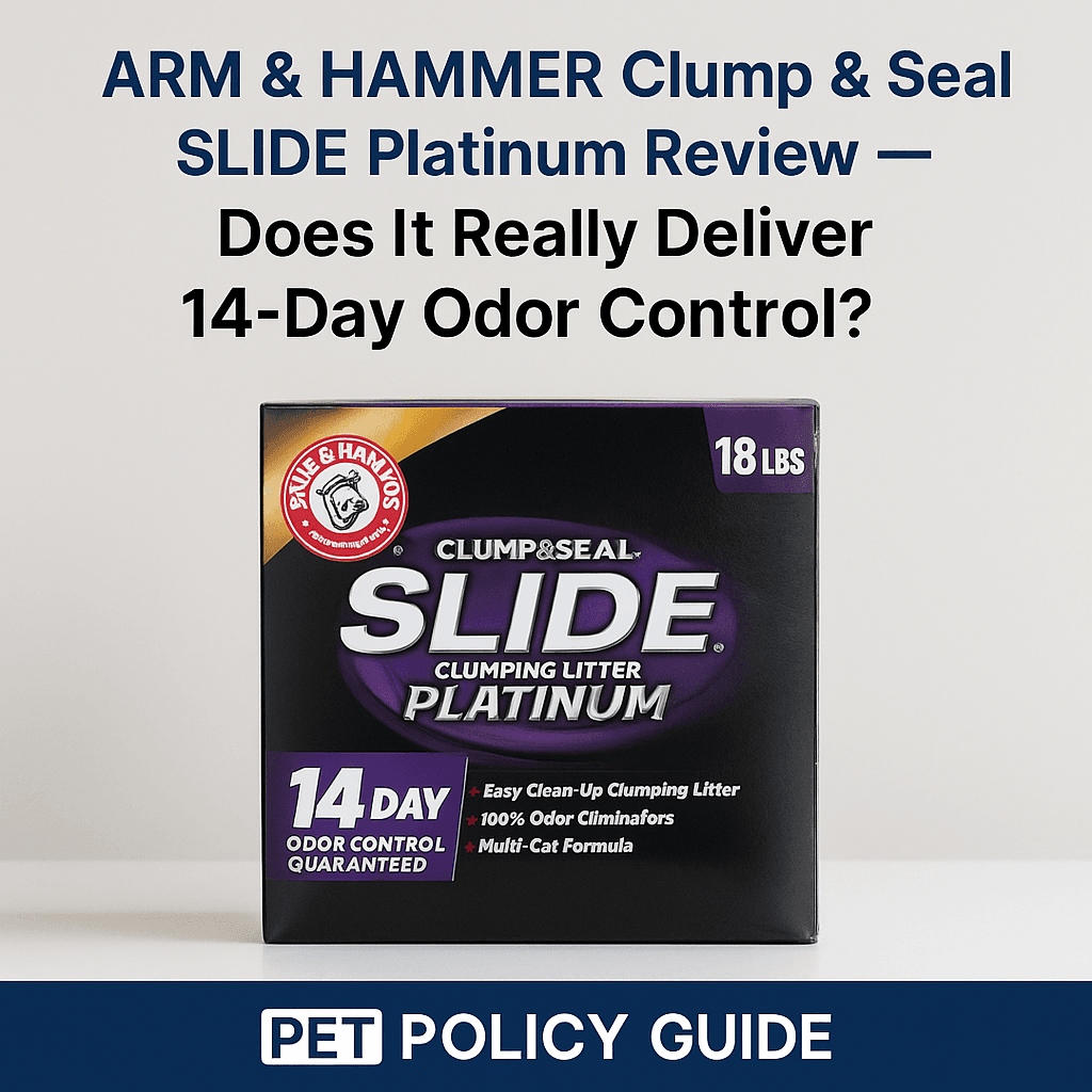 ARM & HAMMER Clump & Seal SLIDE Platinum Multi-Cat Clumping Cat Litter