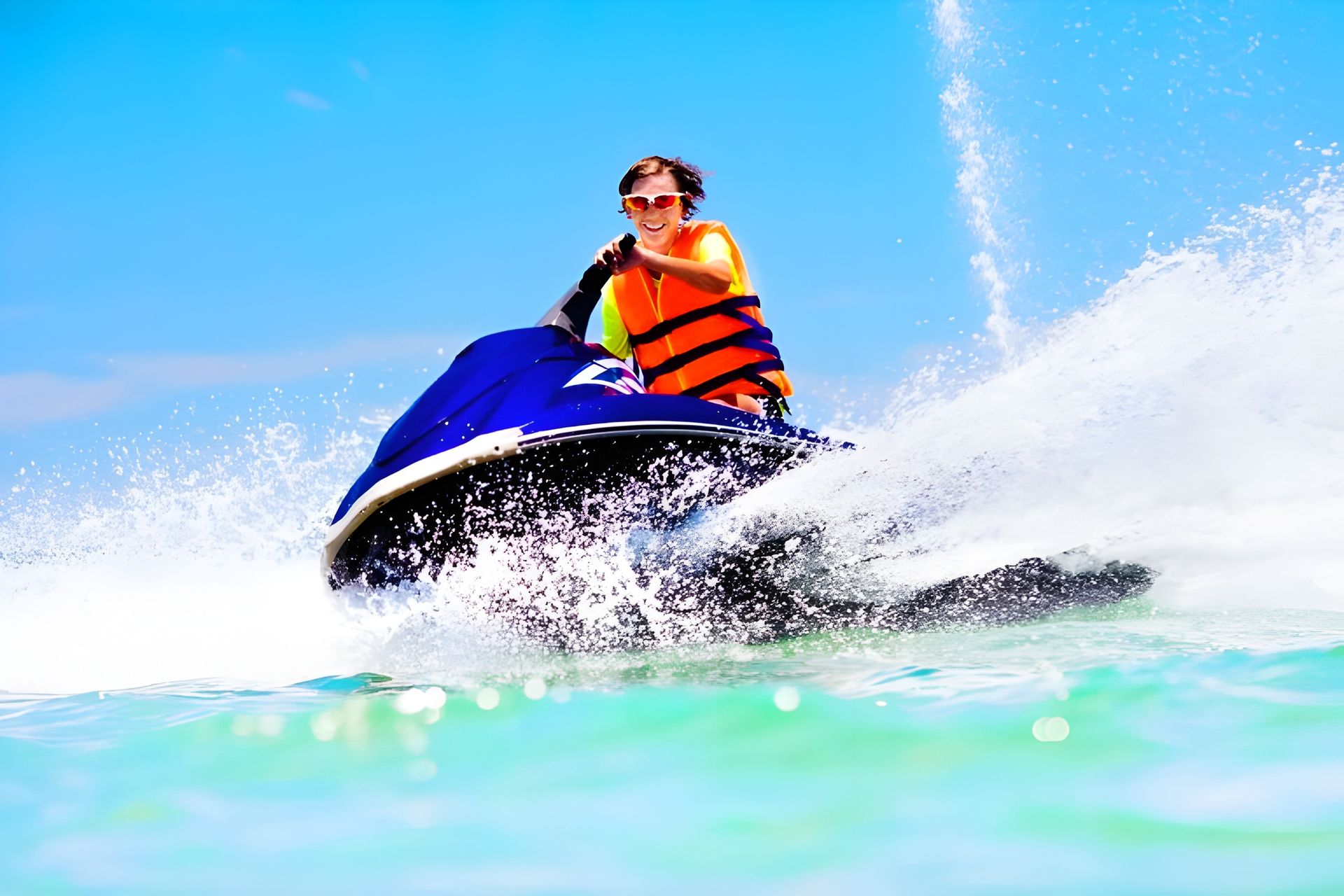 jetski on lake