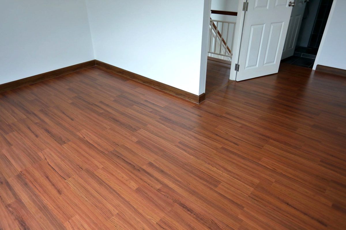 Luxury vinyl plank flooring installation in Cedar Rapids home