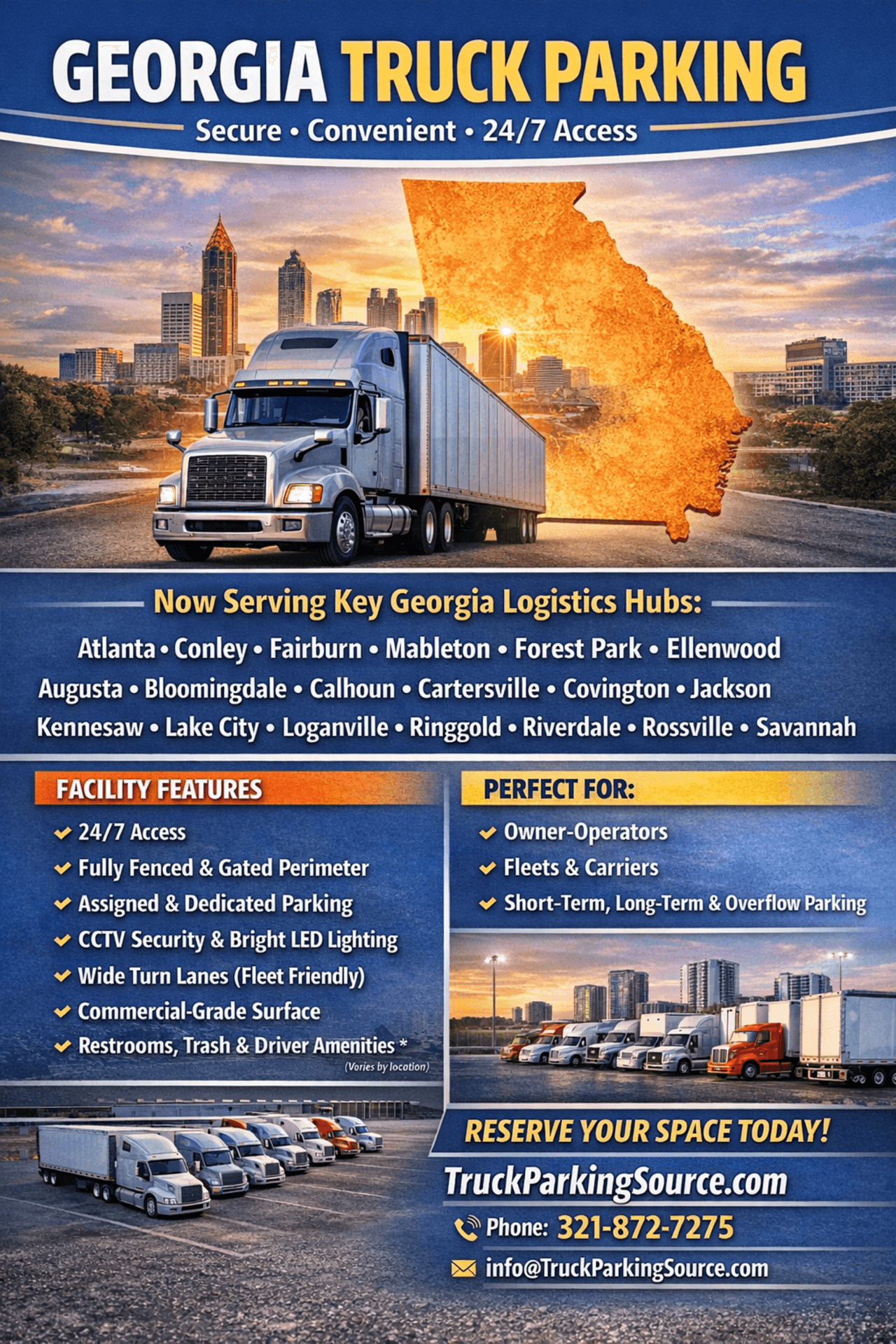 Secure Truck Parking Nationwide | Truck Parking Source Secure Truck Parking Nationwide | Truck Parking Source