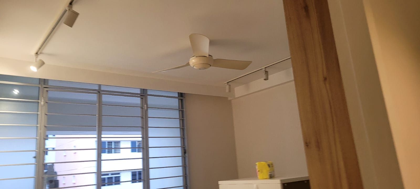 Limewash painting on HDB BTO wall in Singapore by Pico X Health Painting