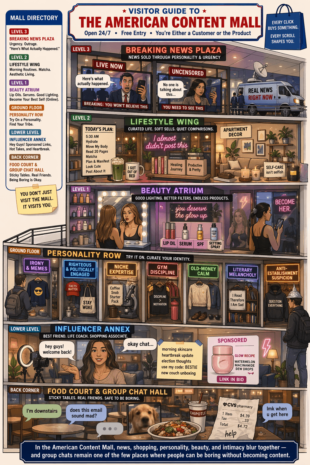 Visitor Guide to the American Content Mall