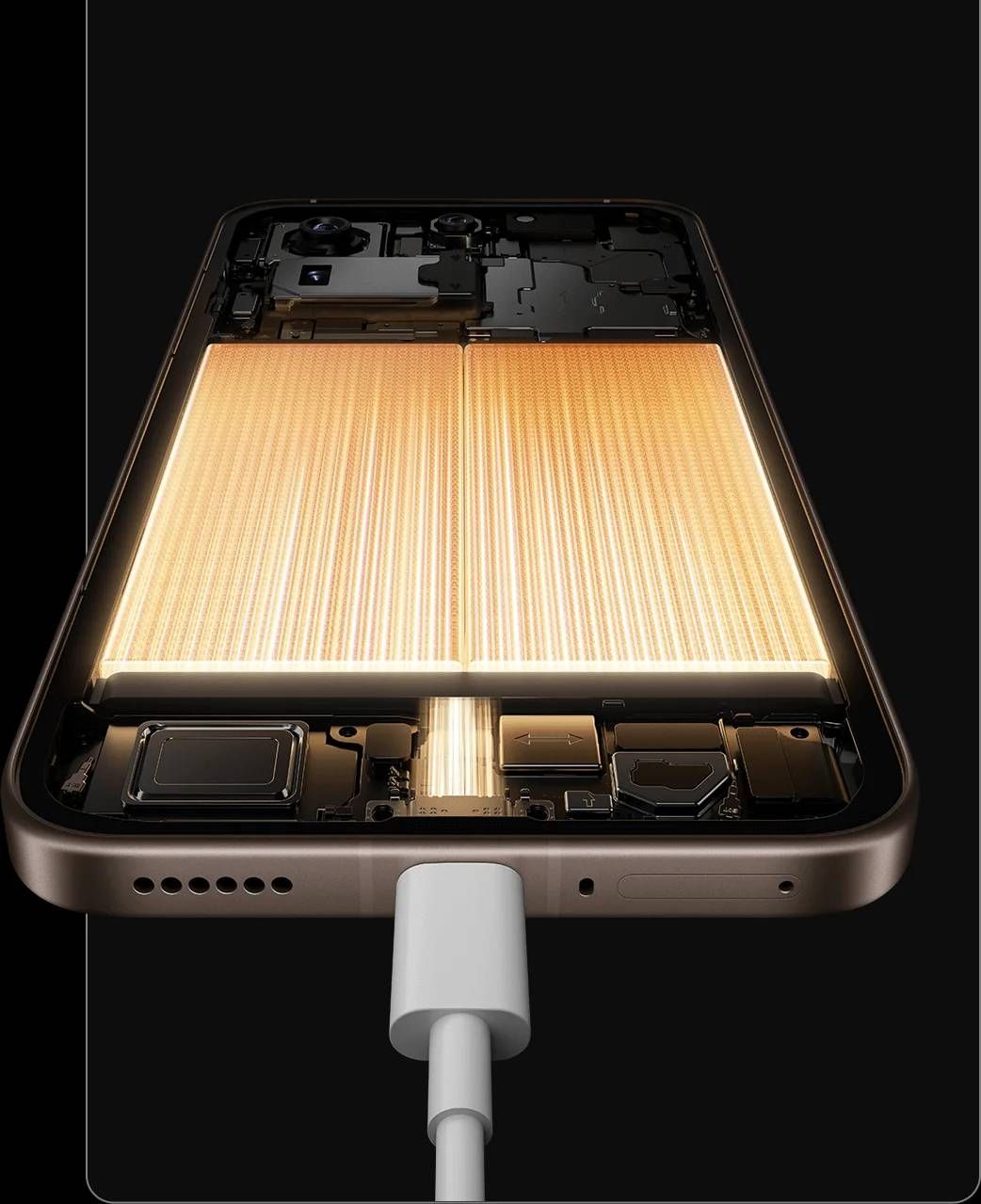 Image interne de la batterie du Xiaomi 15T Pro