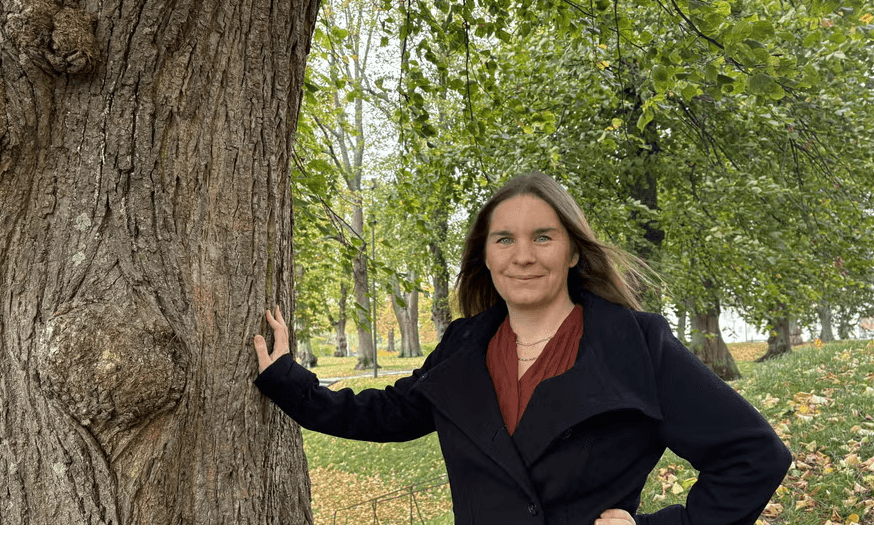 Tillsammans med AI bygger Andrea Blomstrand hemsidor