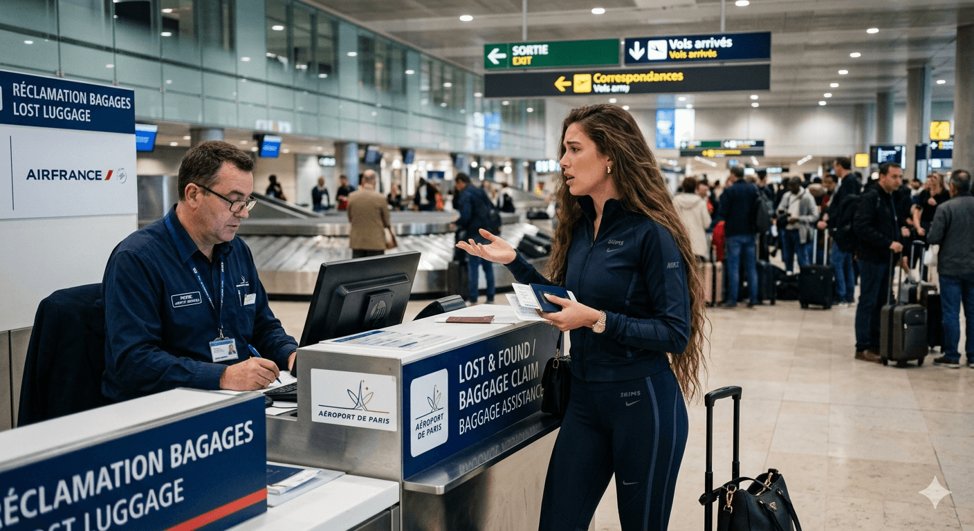 Bagages perdus ou endommagés