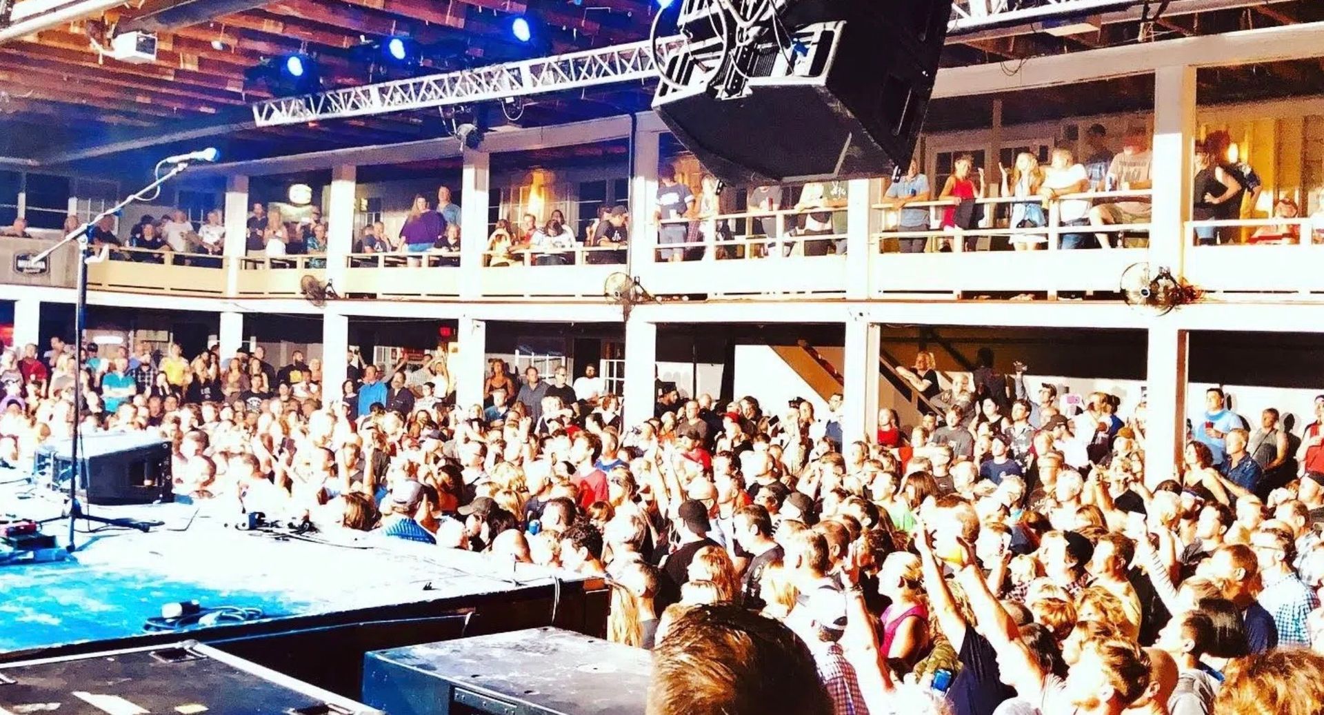 Crowded concert venue Crowded concert venue