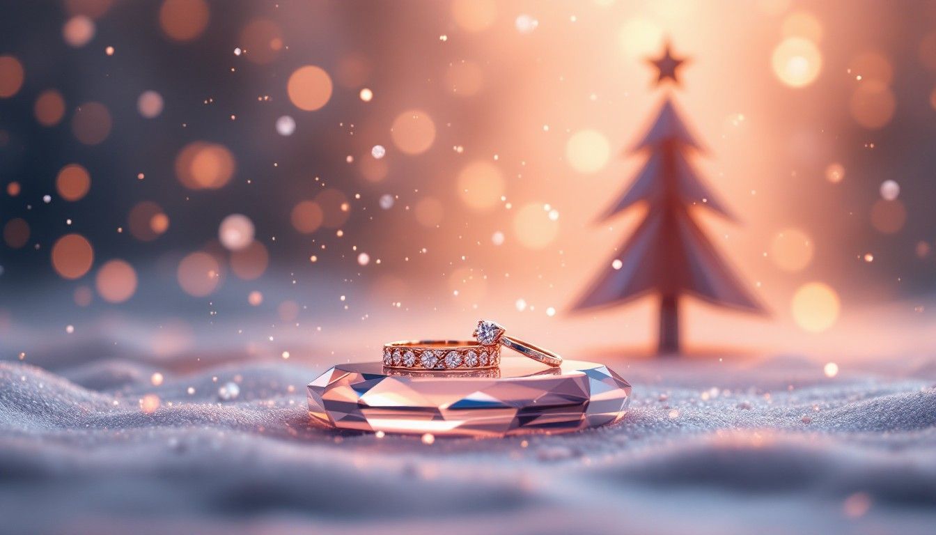 proposal ring in snow