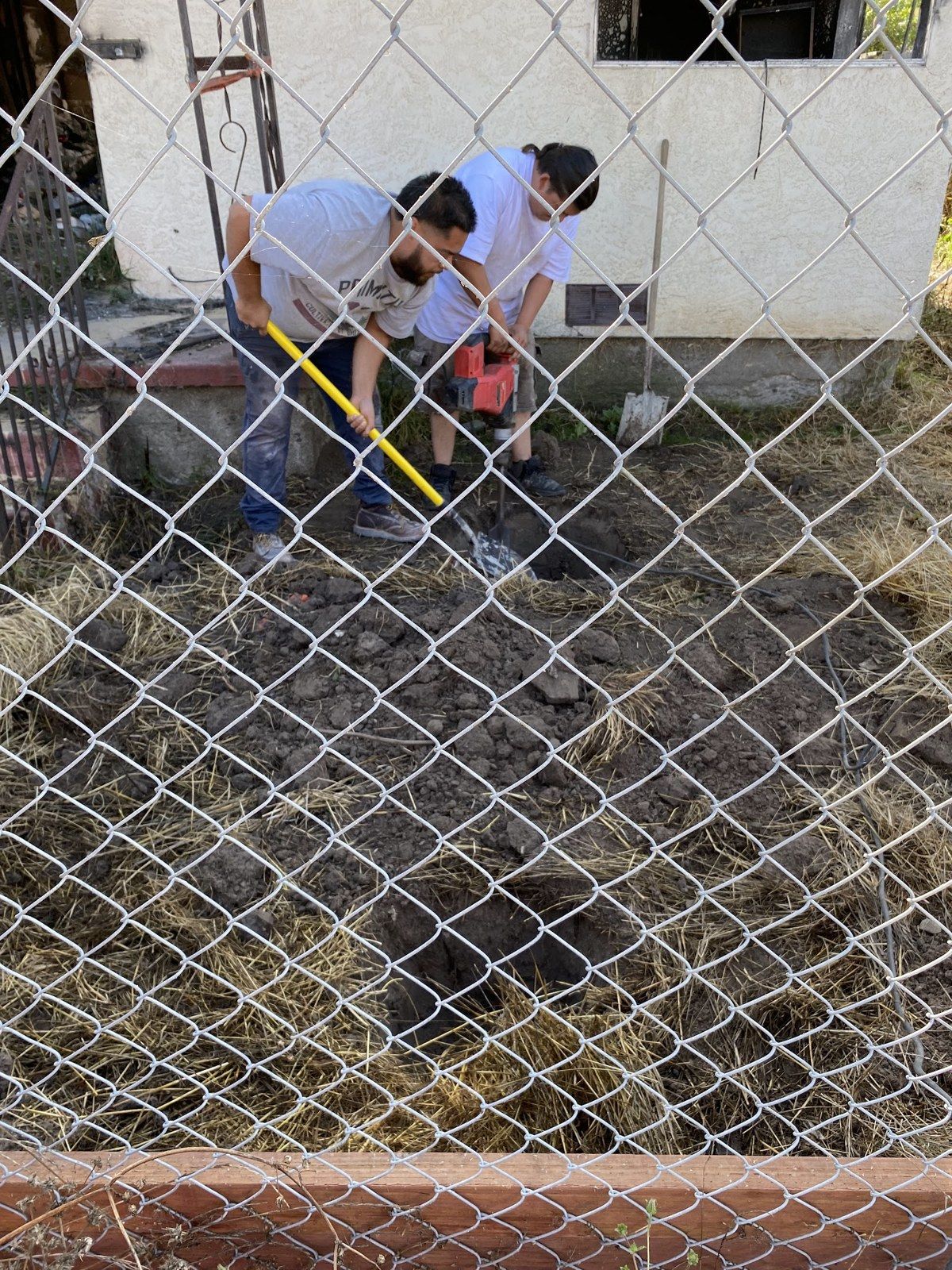 Richmond project, photo 11: Preparation work inside the site boundary