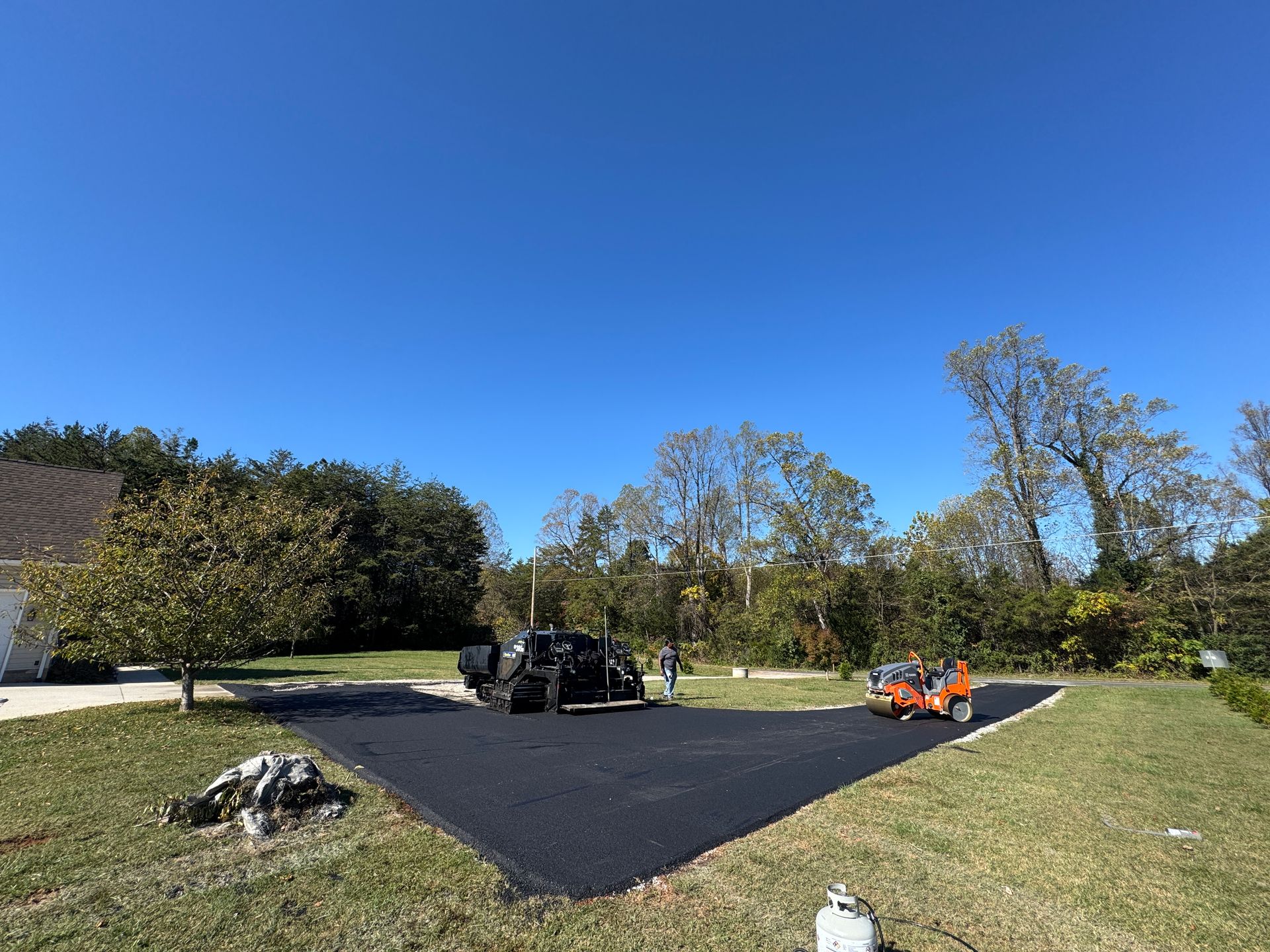 Completed Paved Driveway