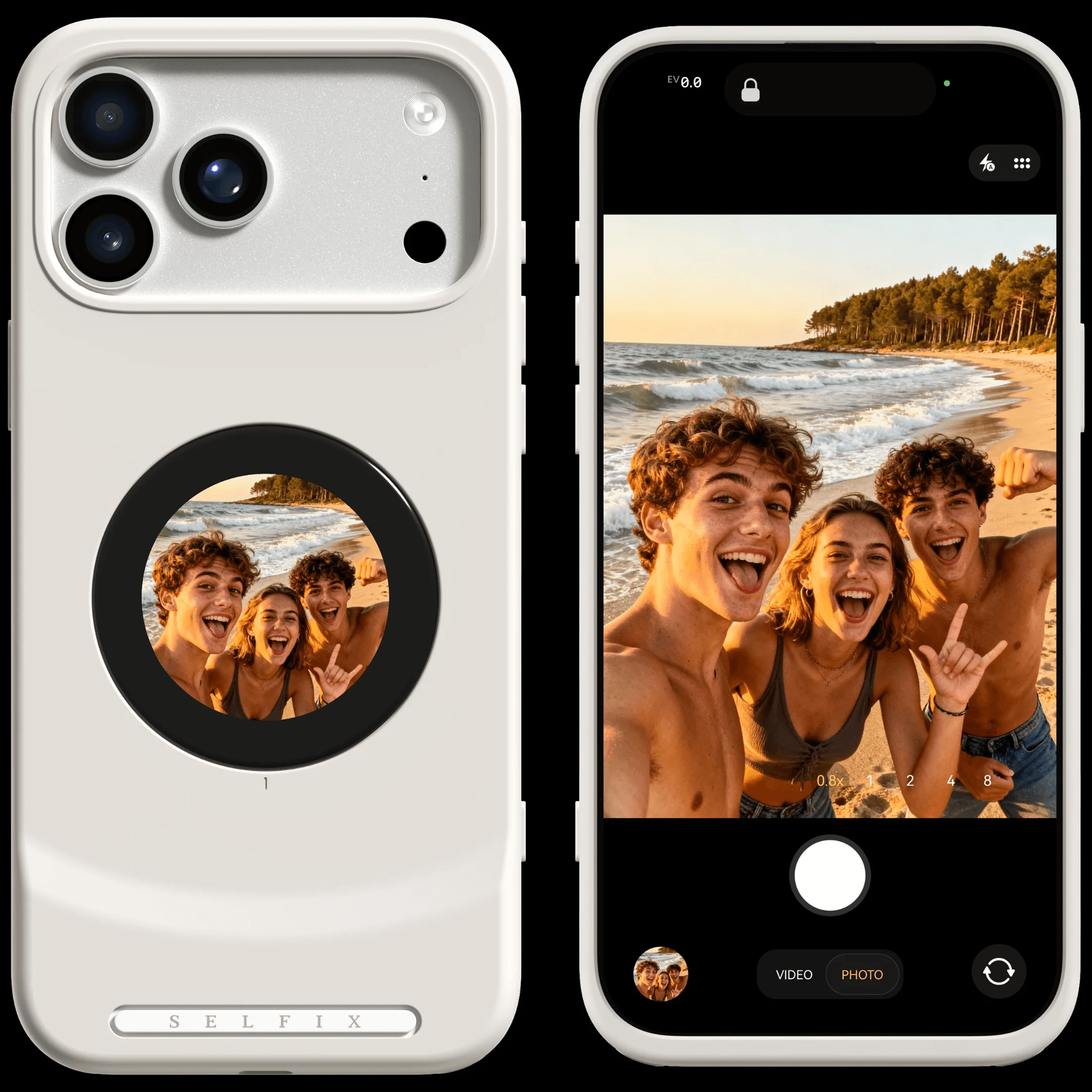 Coque Selfix pour iPhone 17 Pro Coque Selfix pour iPhone 17 Pro