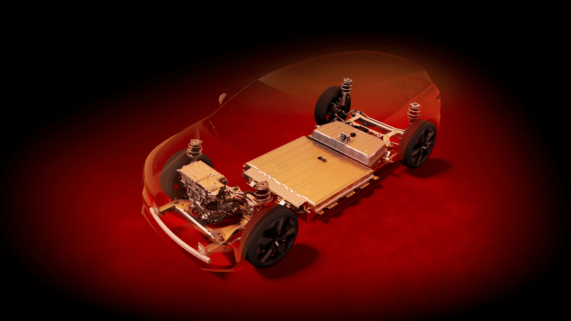 Vue éclatée de la Renault Mégane E-Tech Vue éclatée de la Renault Mégane E-Tech