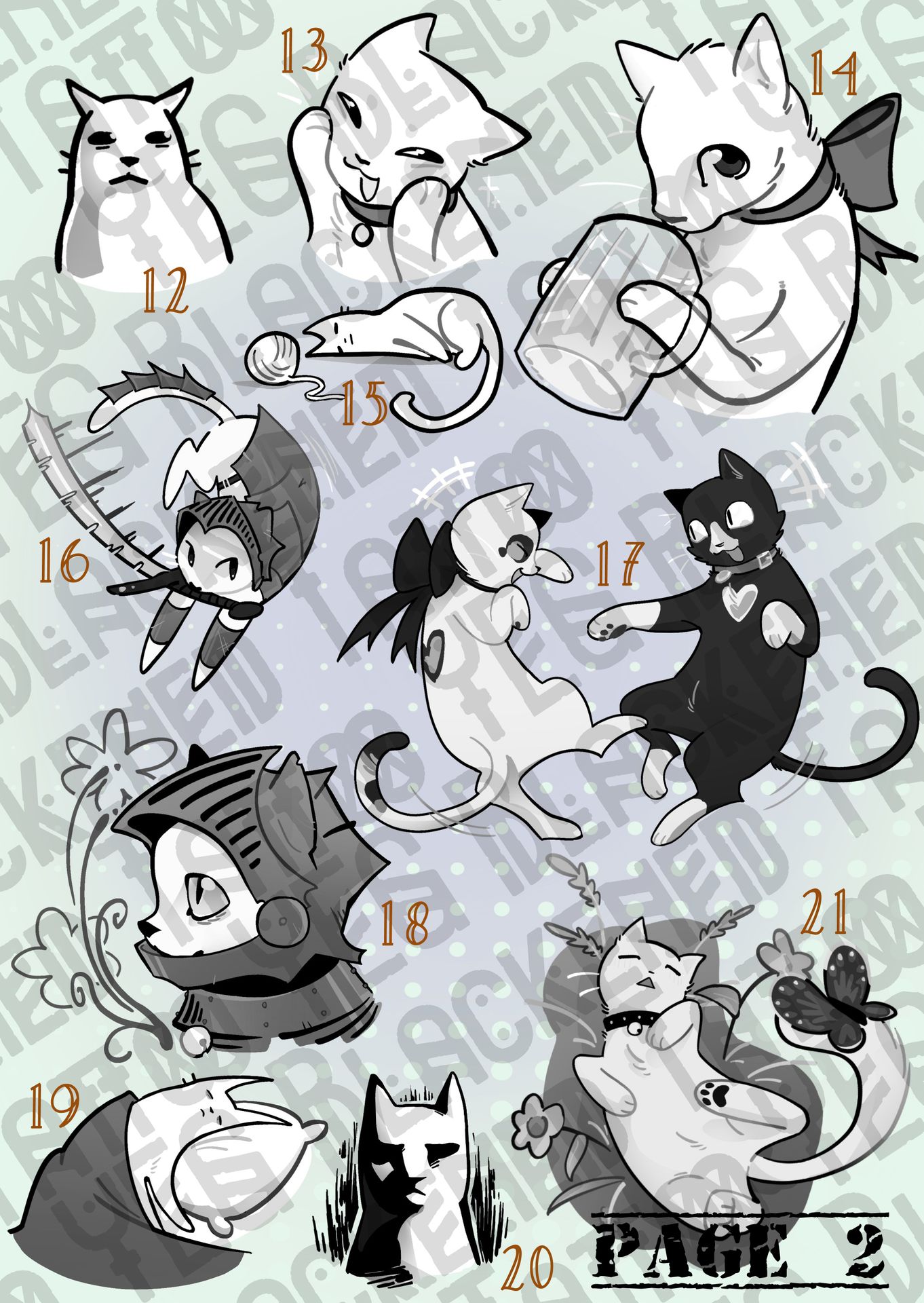 Previous years tattoo flash page 2