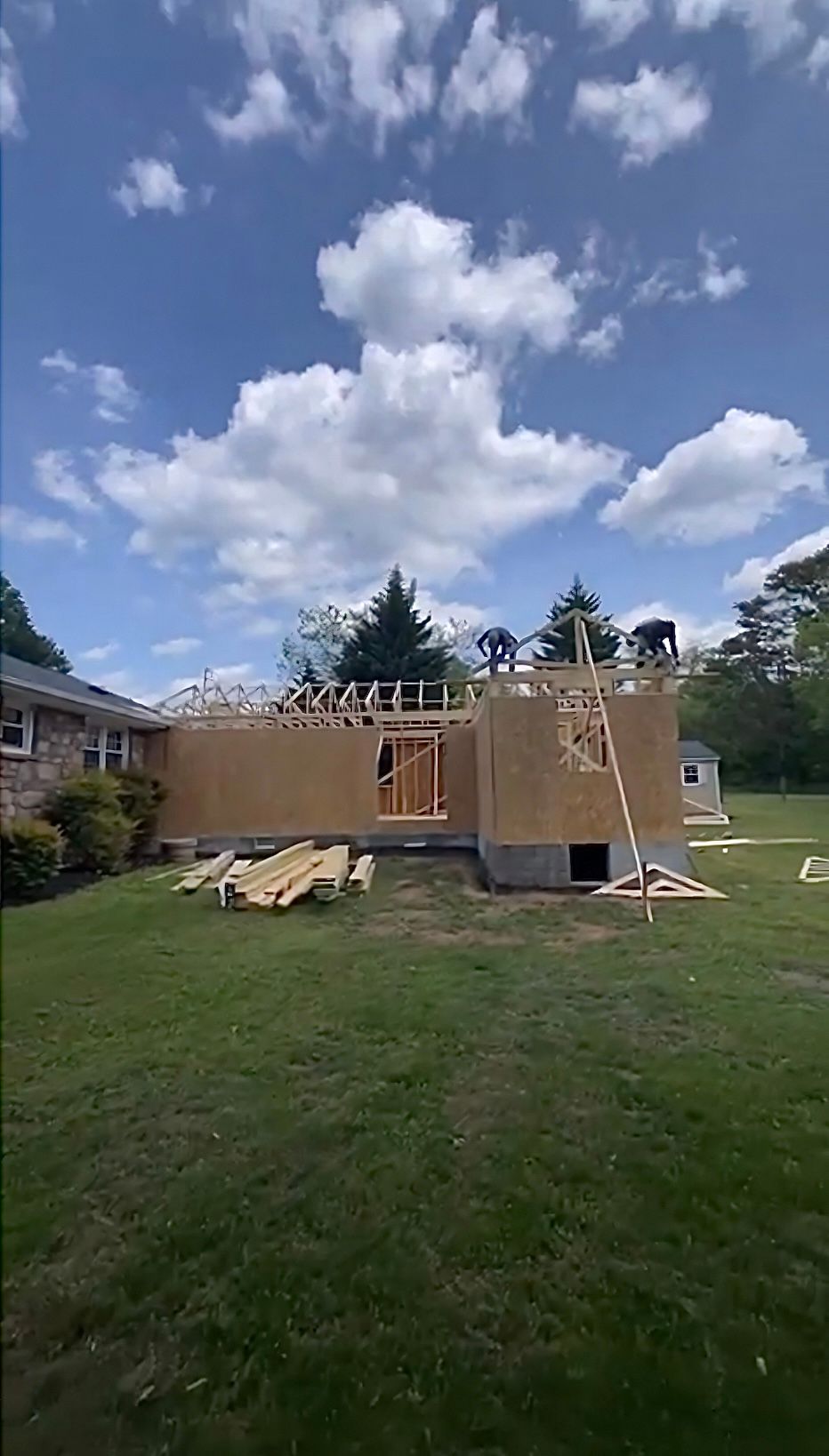 Home addition project by Essence Construction