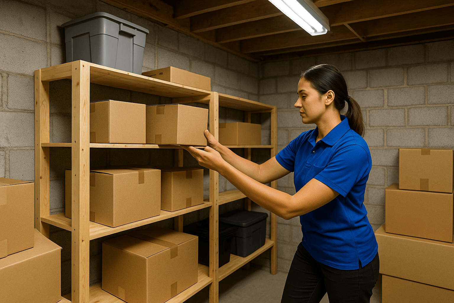 Basement / Closet Organizing