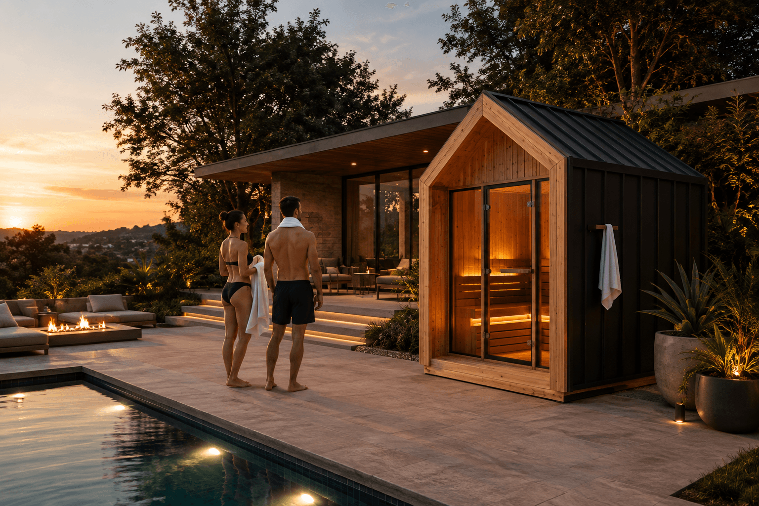 Sauna residencial