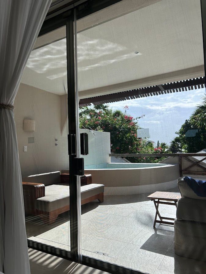 Deluxe Suite Tropical View at Jashita Hotel with private plunge pool and large terrace