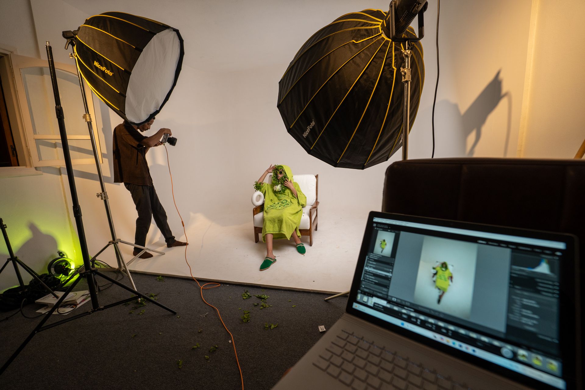 a creative photoshoot for a brand in amsiln studio in tamraght a creative photoshoot for a brand in amsiln studio in tamraght