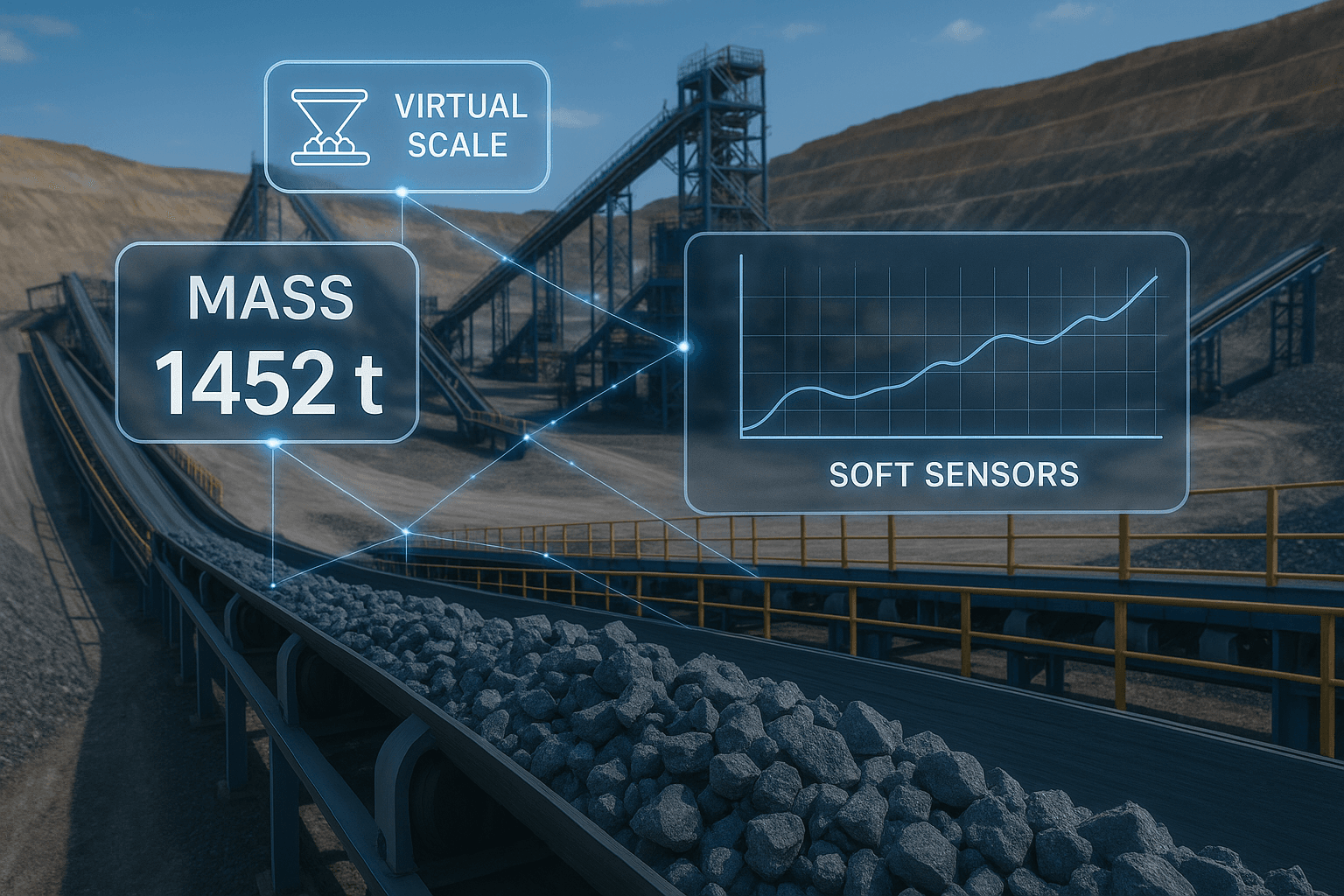 Soft sensors for conveyor belts at Samarco