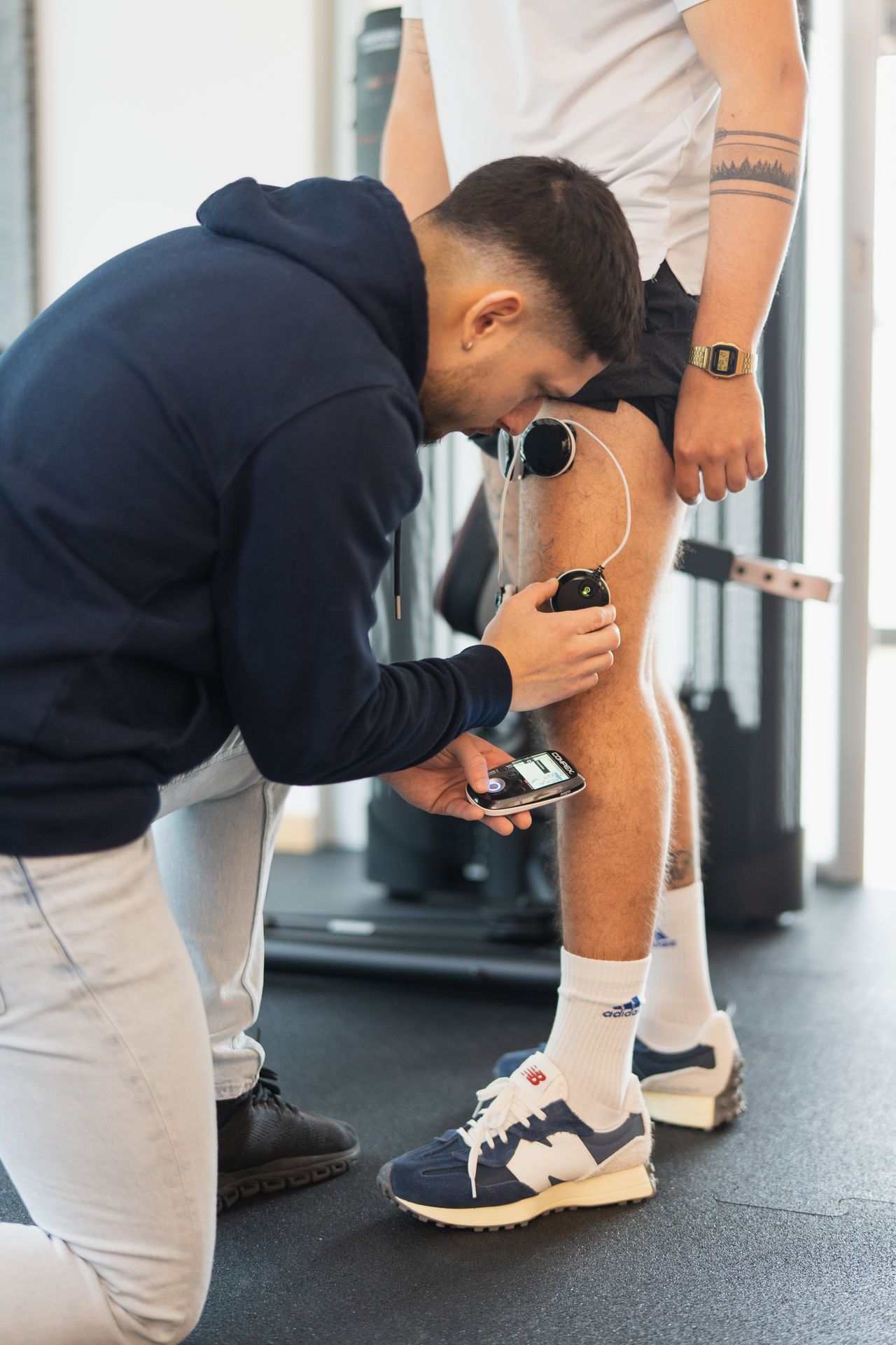 Douleur au genou et physiothérapie