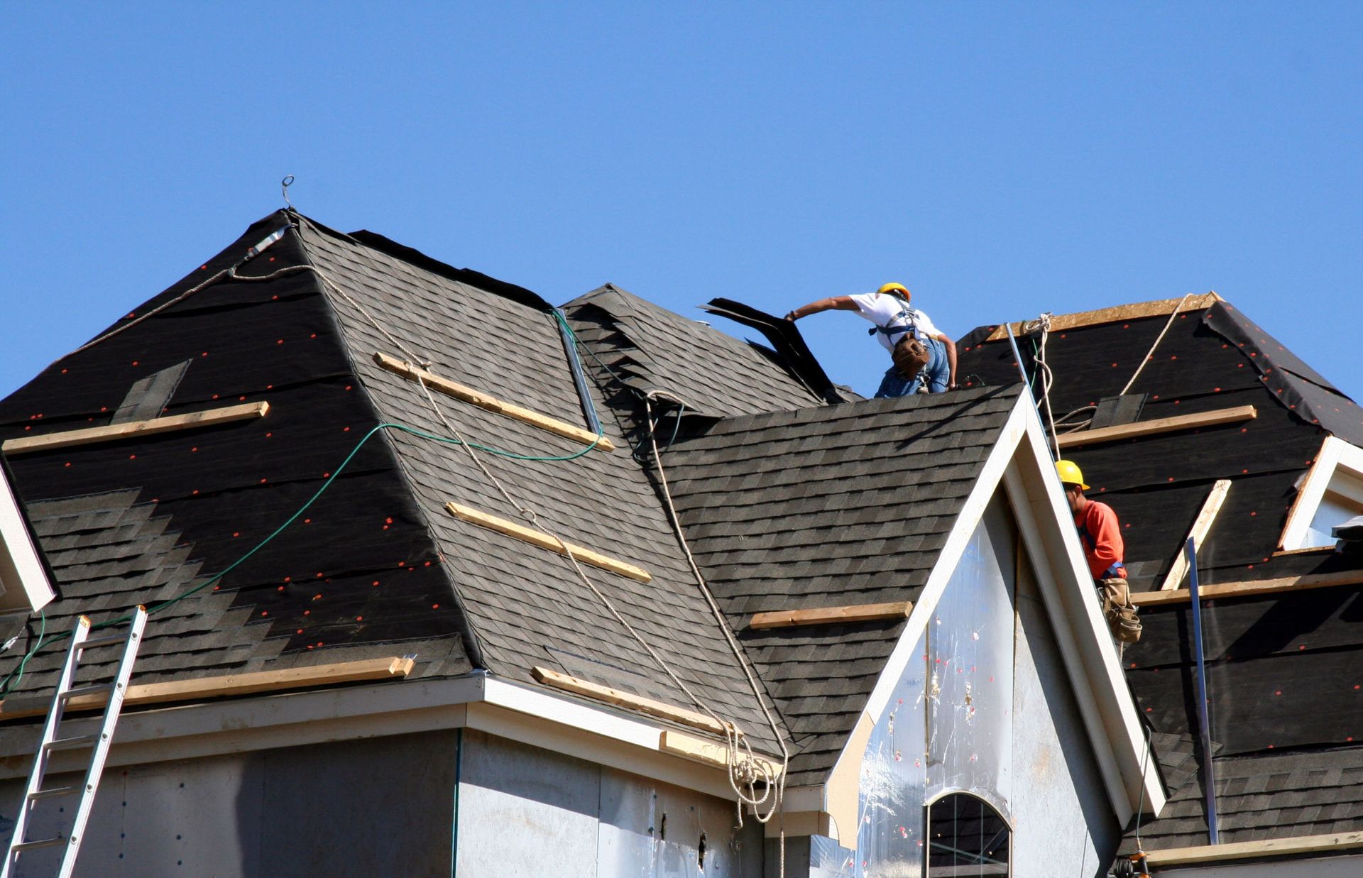 Professional roof installation by a top roofing company in Raleigh, NC.
