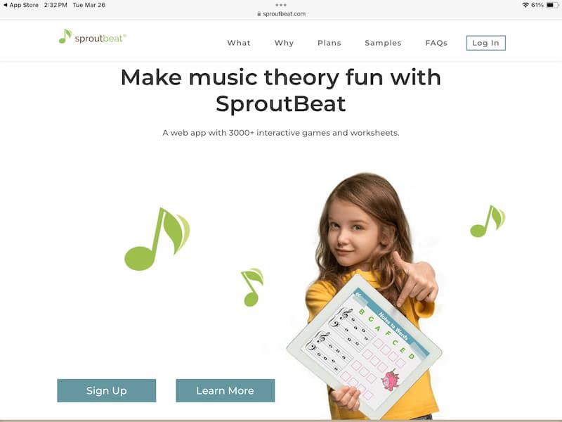 sproutbeat.com home page sproutbeat.com home page