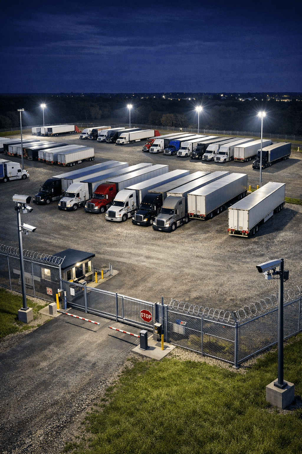 secure truck parking secure truck parking
