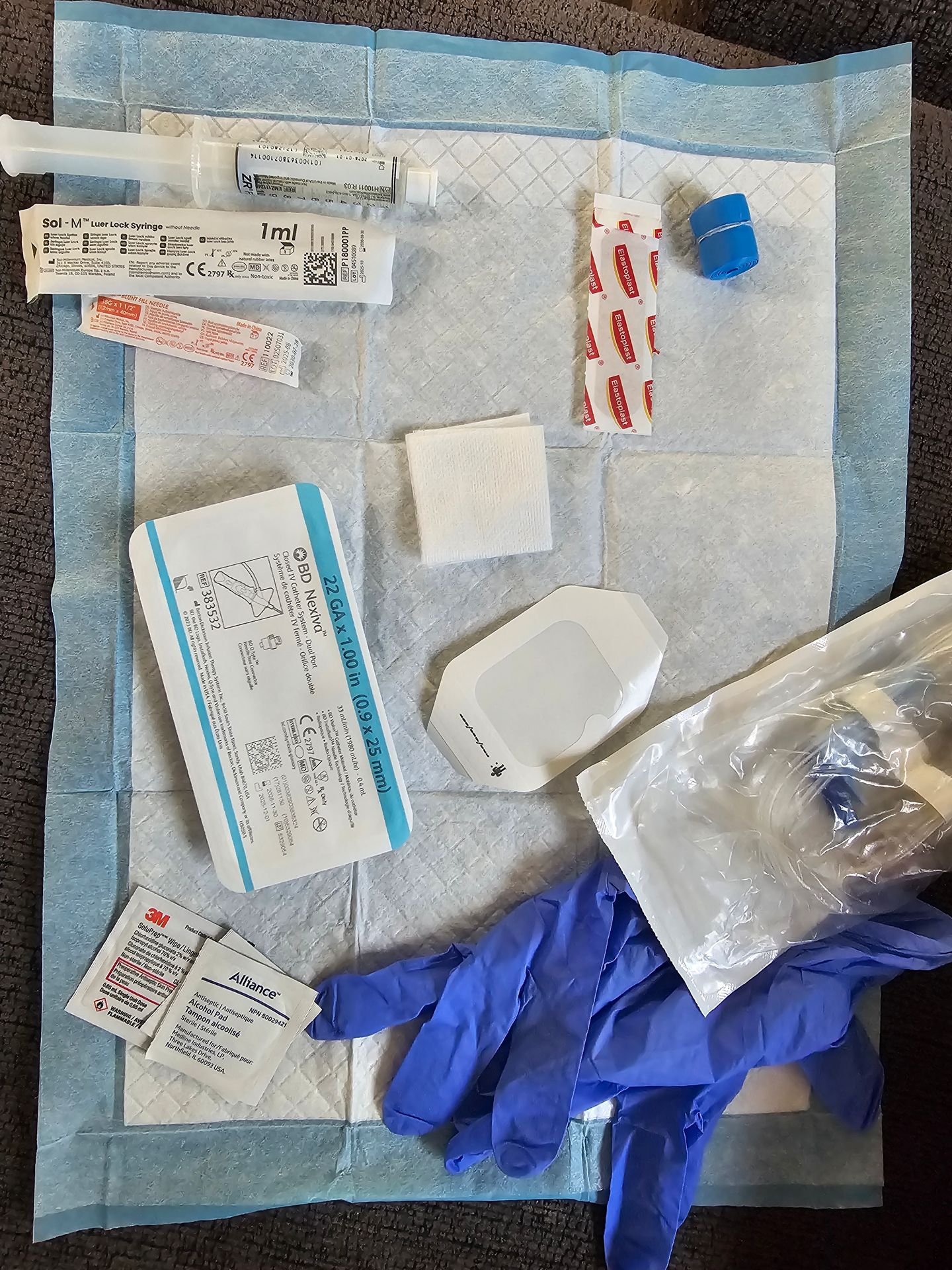iv insertion supplies