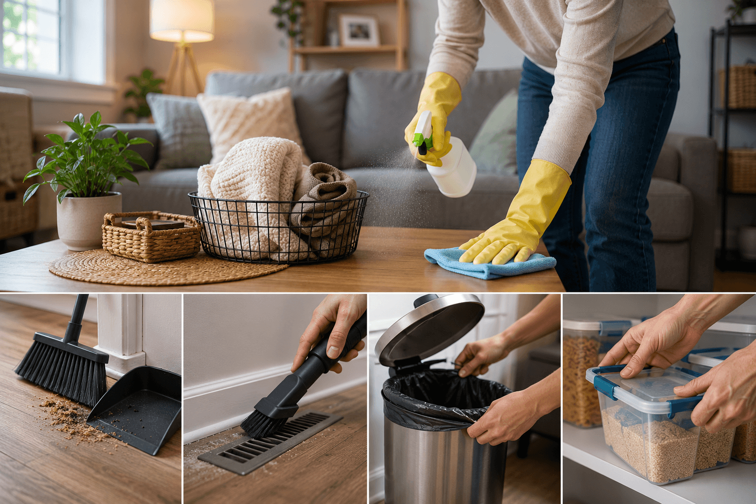 A few practical notes for the indoor cleanup: A few practical notes for the indoor cleanup: