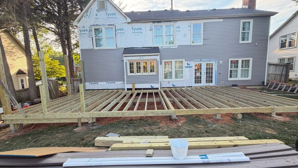 Home addition before construction