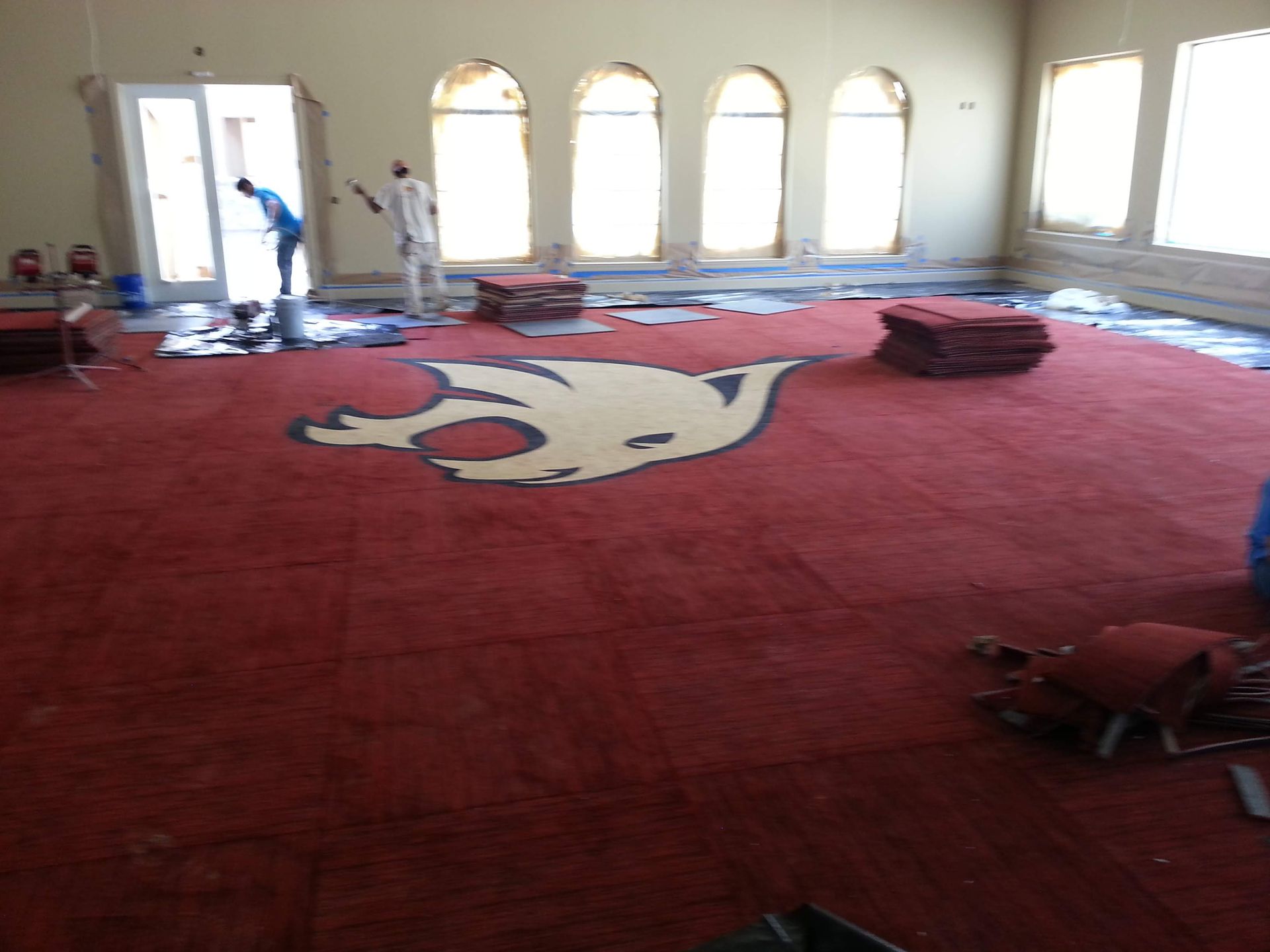 New Construction- Uptown Luxury Apartments San Marcos, Tx (Fitness Center / Carpet Tiles)