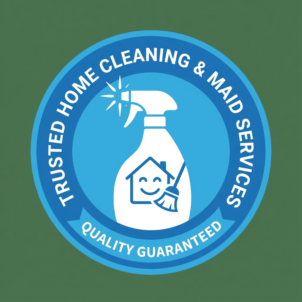 home cleaning and maid services trust badge