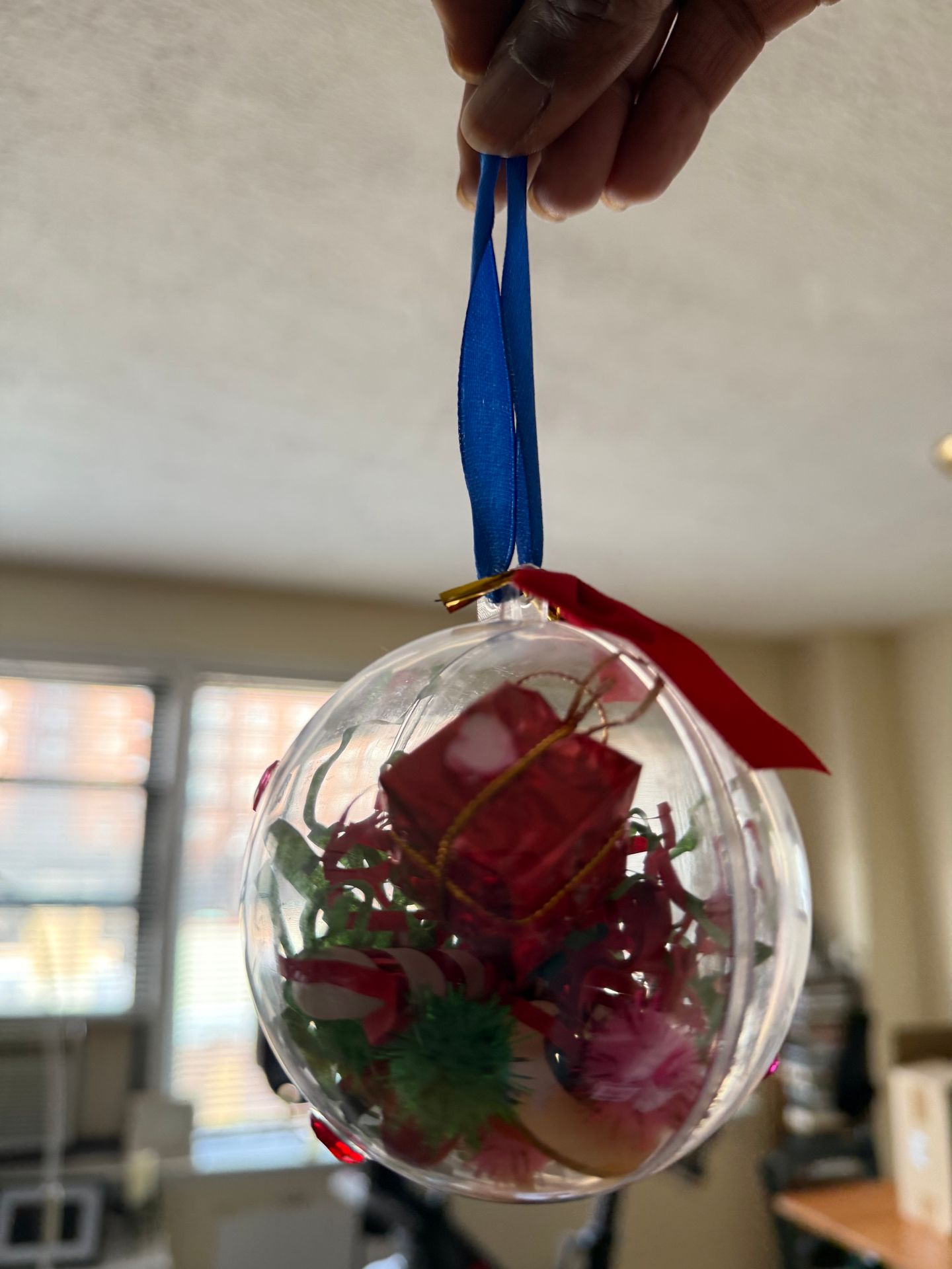 Michelle's handmade ornament that reignited her spark. Michelle's handmade ornament that reignited her spark.