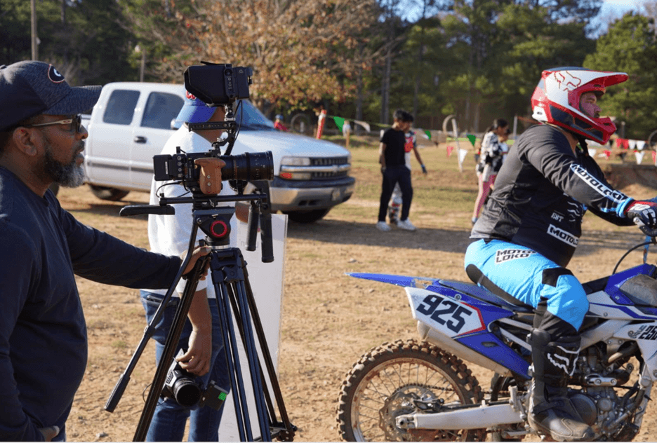 Behind the scenes filming Rally Kings