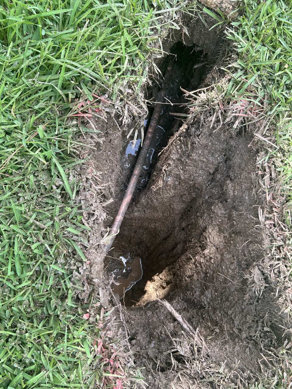 Potholing exposes a utility to measure its actual depth before excavation