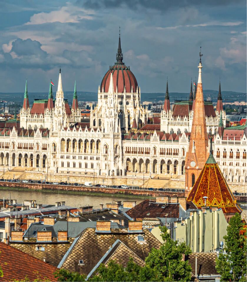 Budapest city view