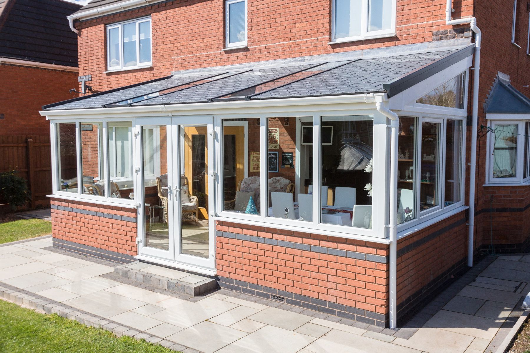 Above of european style grey black roof tiles create a harmony with nature. Above of european style grey black roof tiles create a harmony with nature.