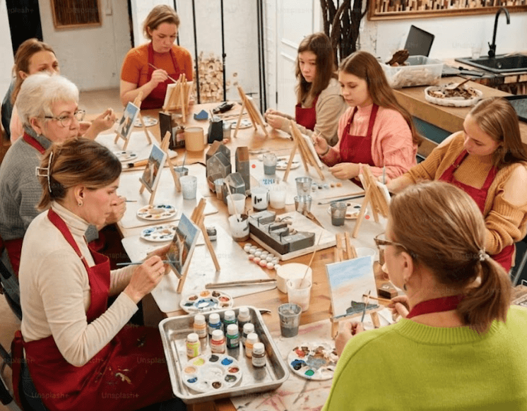 group painting