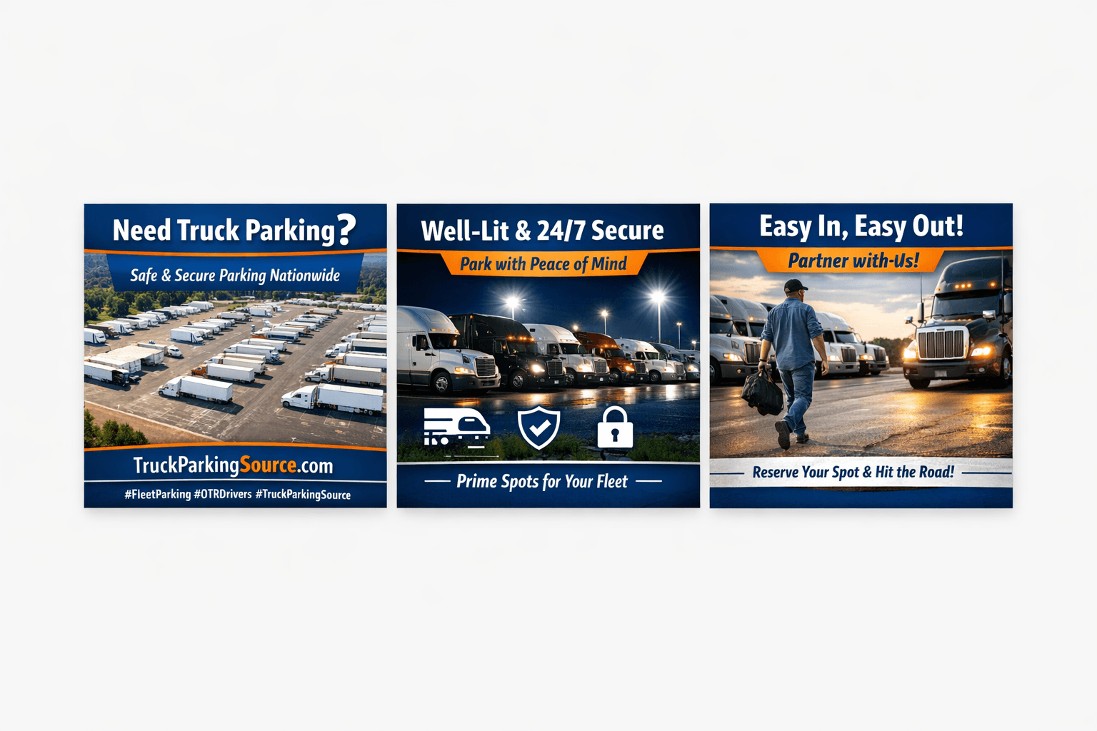 Find verified, secure truck parking across- All 50 States. 24/7 access, gated facilities, HD surveillance. Month-to-month — no long-term contracts. Get a quote today. Find verified, secure truck parking across- All 50 States. 24/7 access, gated facilities, HD surveillance. Month-to-month — no long-term contracts. Get a quote today.