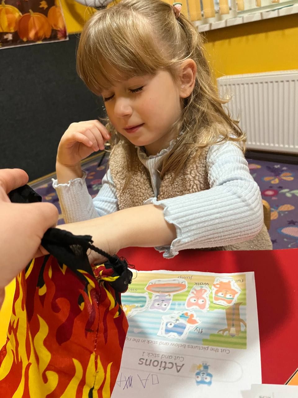 Дічинка на занятті з англійської мови Дічинка на занятті з англійської мови