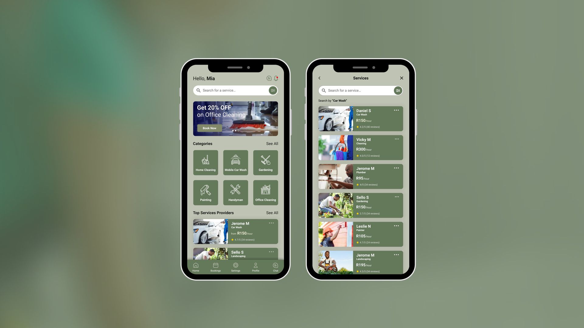 mobile app interface mobile app interface